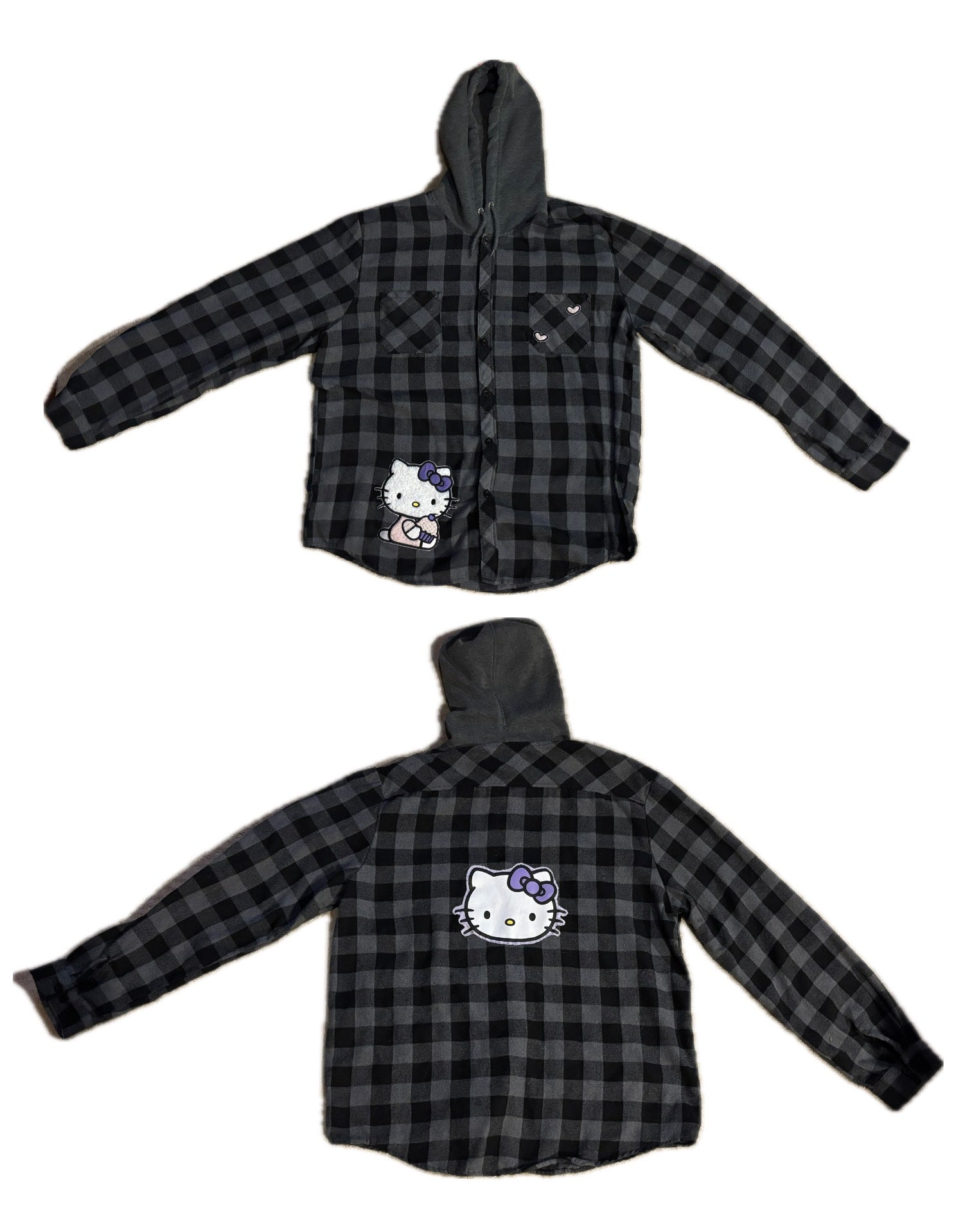 Hello Kitty Flannel Hoodie
