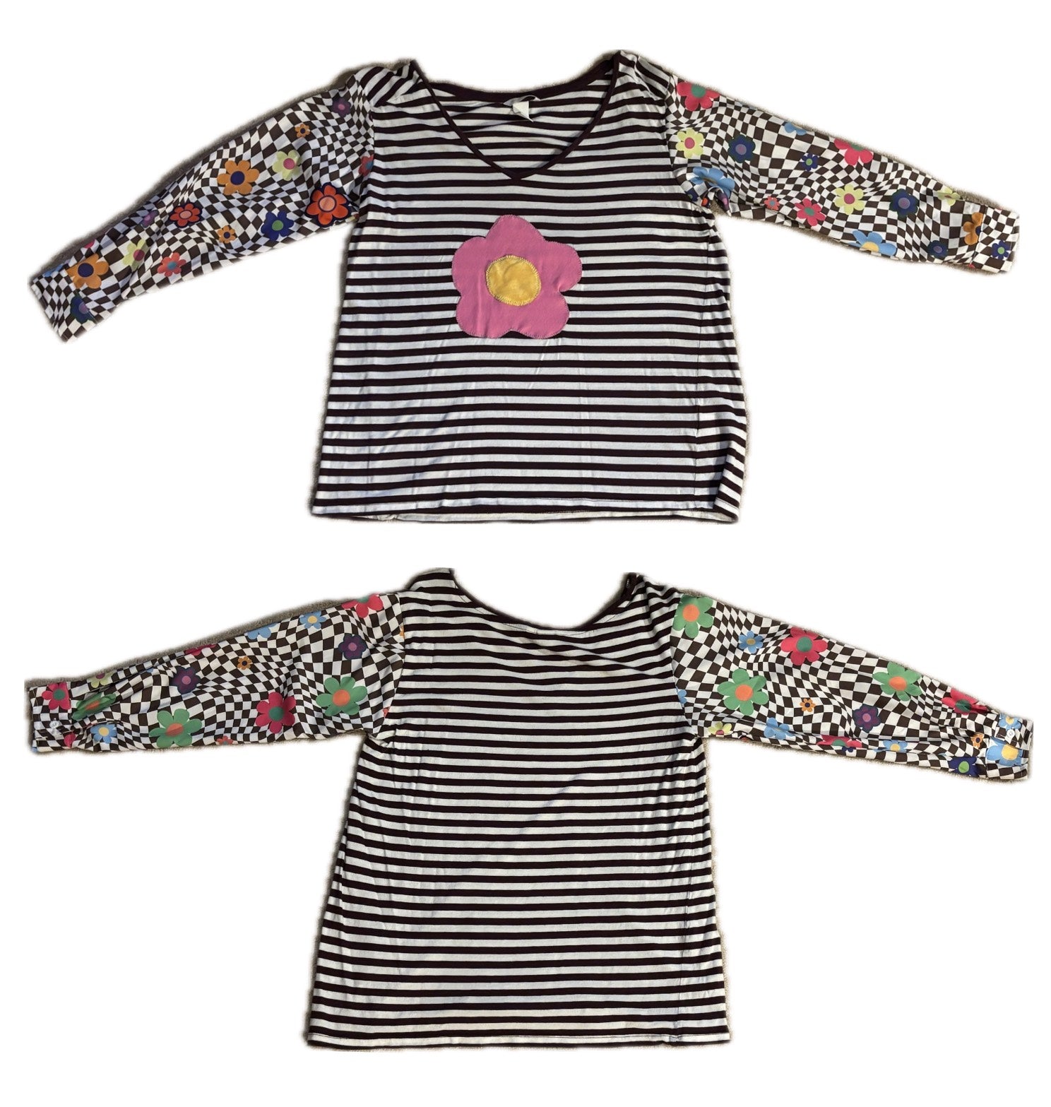 Stripe and Checkerboard Wacky Shirt