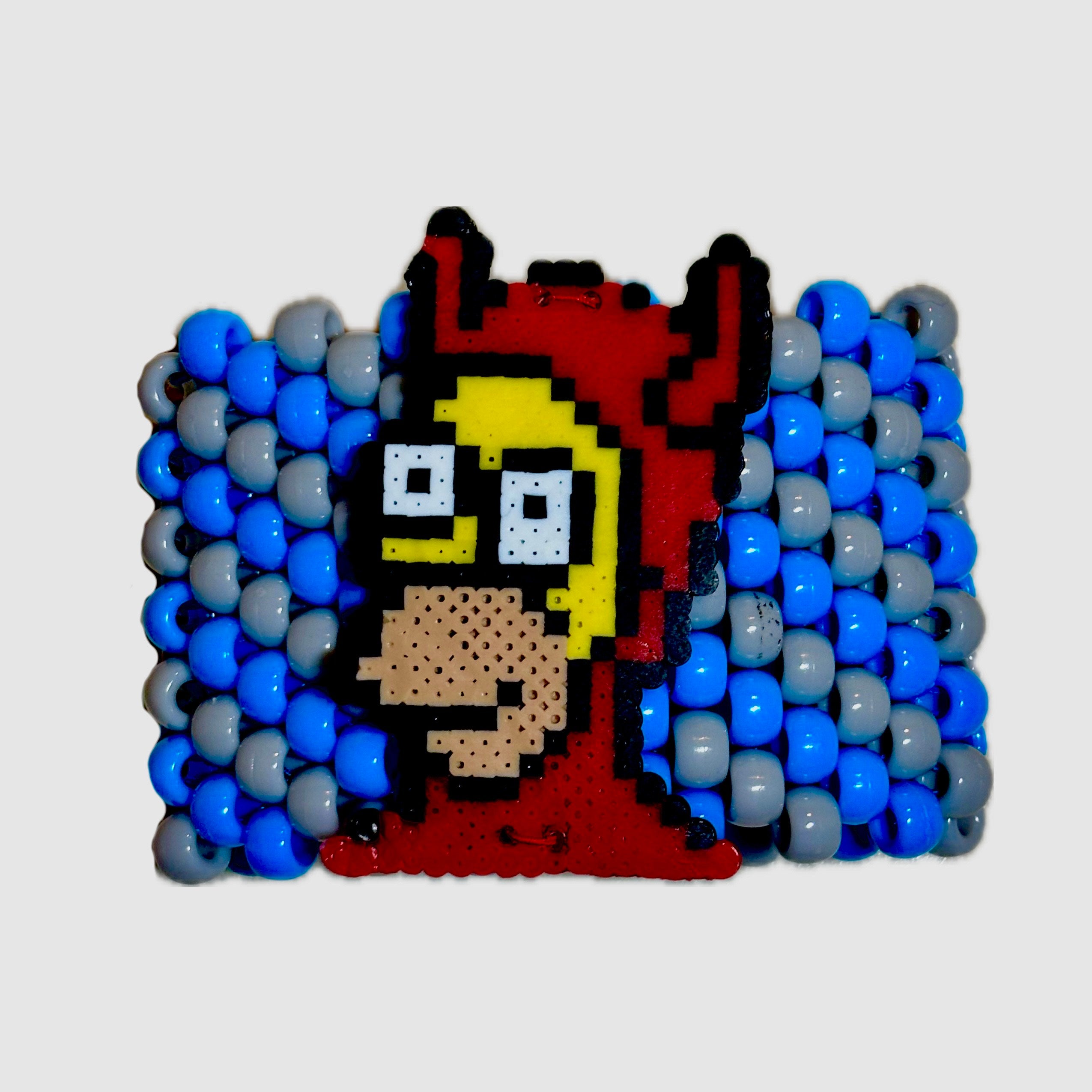 Fortnite Homer Simpson kandi perler cuff